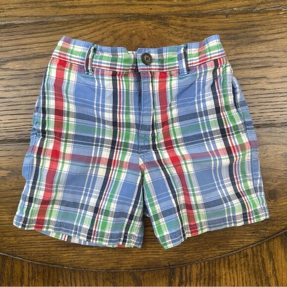Janie and Jack Summer Social Plaid Shorts - Picture 2 of 5